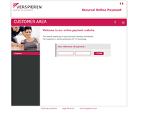 Tablet Screenshot of paiement.verspieren.com