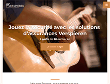 Tablet Screenshot of musique.verspieren.com